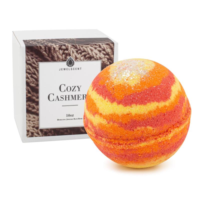 Cozy Cashmere 10oz Necklace Bath Bomb