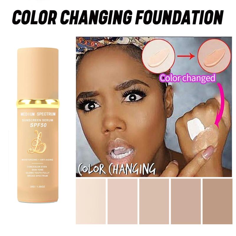 Bionic 4-in-1 Foundation Hydrating Medium Spectrum Concealer Coverage Flawless Lightweight Spf50