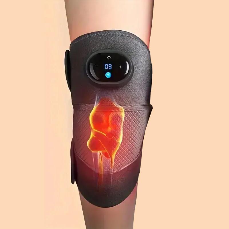 Heated Knee Massager, 3-in-1 Heated Knee Elbow Shoulder Wrap, Adjustable Heating Modes, Heating Pad For Knee Elbow Shoulder Relax Leg Warmer, Winter & New Year Gift