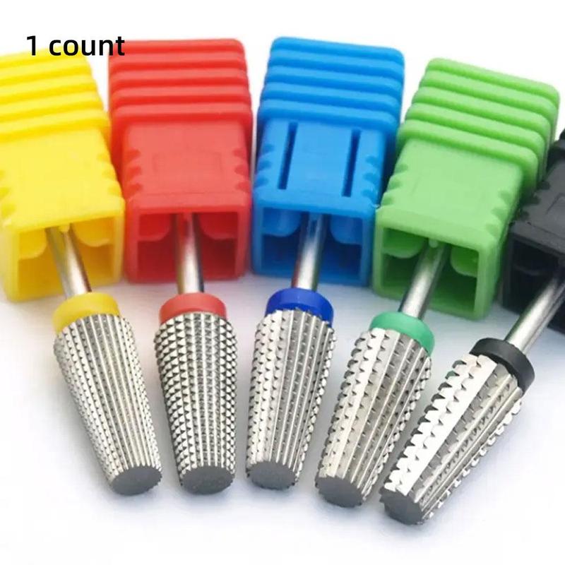 Nail Drill Bit, 1 Count Professional Corn Ceramic Nail File for DIY Nail Art, Manicure & Pedicure Tools for Home & Salon Use