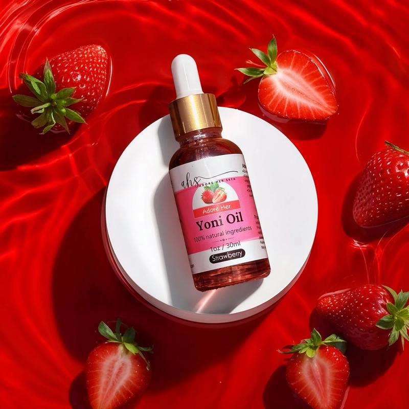 Strawberry Oil for skin with essential oil