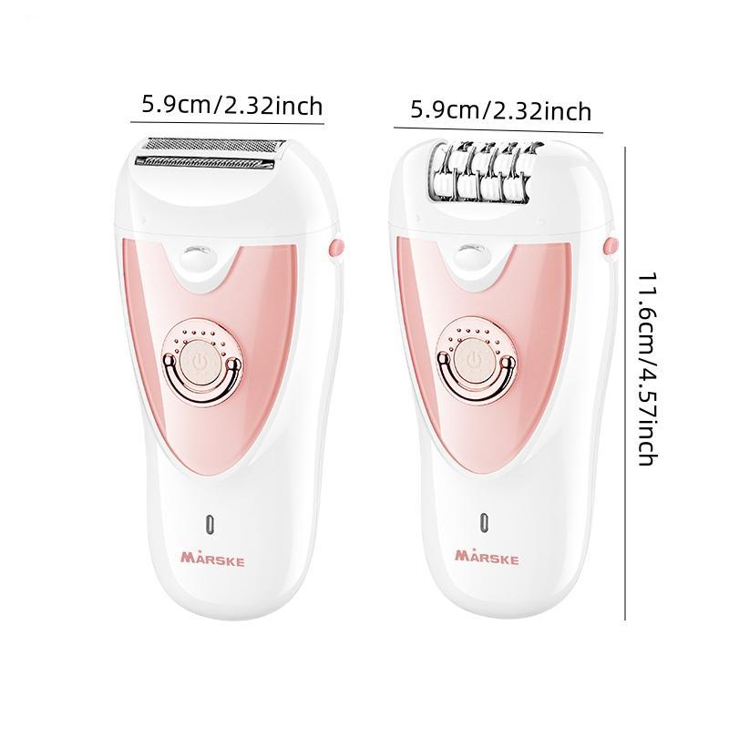 2 in 1 Electric Hair Epilator, Portable Hair Removal Machine for Women, Electric Shaver for Arms, Legs, Underarms, Bikini Line