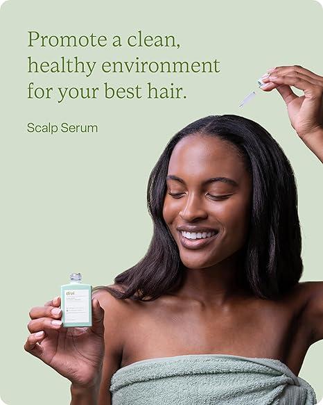 Divi Scalp Serum for Fuller, Thicker-Looking Hair & Healthy Scalp, 30ml - 1 Pack Haircare Blend