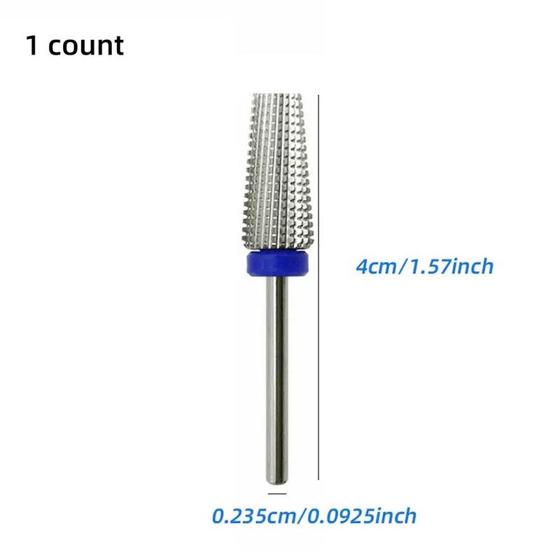 Nail Drill Bit, 1 Count Professional Corn Ceramic Nail File for DIY Nail Art, Manicure & Pedicure Tools for Home & Salon Use