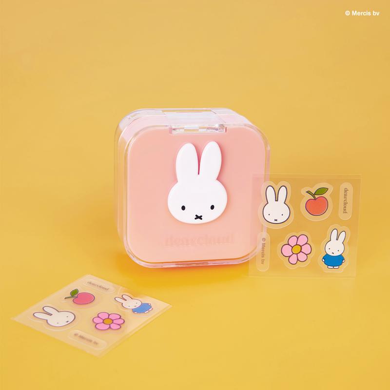 Miffy Blemish Bunny Hydrocolloid Blemish Patches & Compact Case Set of 24 Acne Skincare Bha Moisturizer