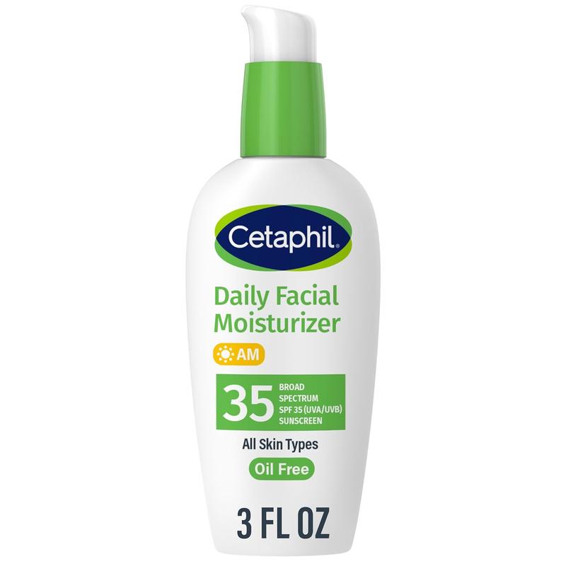 Cetaphil Face Moisturizer, Daily Oil Free Facial Moisturizer with SPF 35, for Dry or Oily Combination Sensitive Skin, Fragrance Free Face Lotion No brand