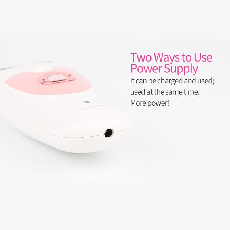 2 in 1 Electric Hair Epilator, Portable Hair Removal Machine for Women, Electric Shaver for Arms, Legs, Underarms, Bikini Line