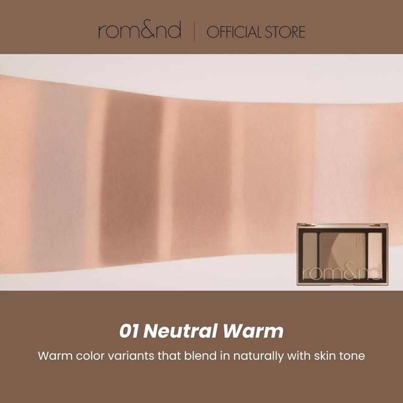 [rom&nd Official Shop] rom&nd Better Than Contour 100g, Natural Glow Finish, Lightweight Formula, k beauty makeup Bronzer