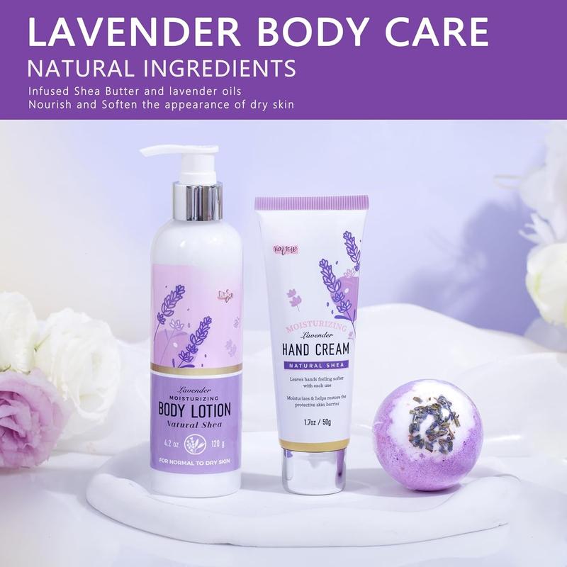 Gifts for Women,Bath and  Gifts Set, Gifts for Women Lavender Gift Baskets,Birthday Gifts for Women Self Care Relaxing Bath Sets for Women Gift,Gifts for Mom,Her,Sister,Wife