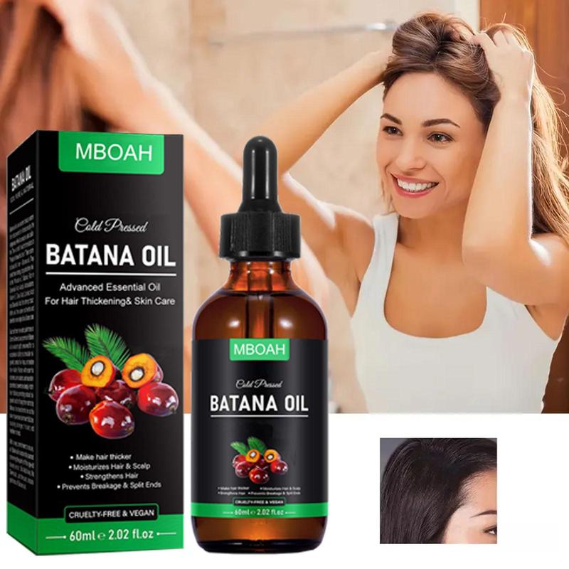 Batana Oil Hair Care Oil, 1 Box Multi-purpose Hair Care Oil for Skin, Eyelashes, Hair, Moisturizing Hair Care Oil for Women and Men, Christmas Gift