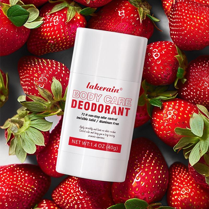 Fruit Flavor Deodorant, 2 Boxes Natural Fresh Refreshing Body Deodorant, Underarm Deodorant, Body Care Product for Women & Men