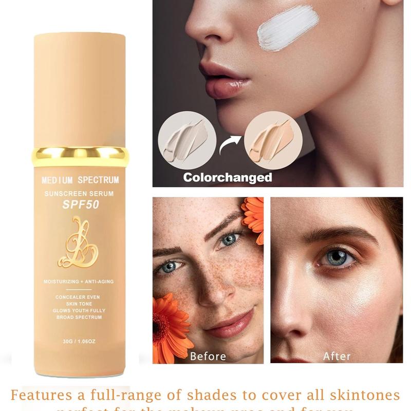 Bionic 4-in-1 Foundation Hydrating Medium Spectrum Concealer Coverage Flawless Lightweight Spf50