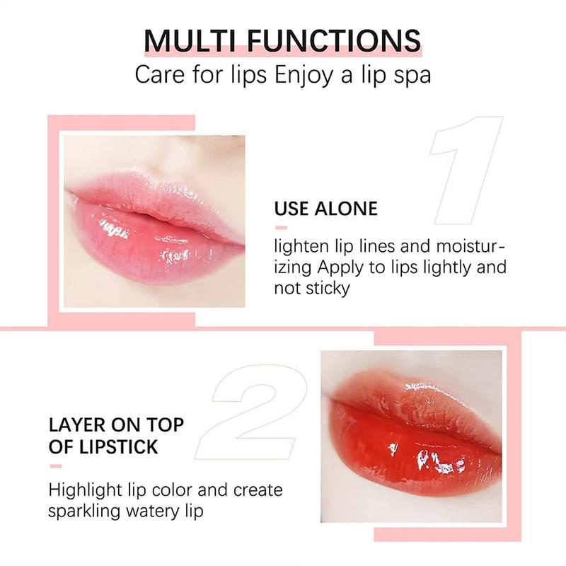 Moisturizing Lip Oil,No-Sticky Gloss Balm Care,Fruit Flavoured Oil for Dry Lip's Hydrating and Nourishing (007#Raspberry) 0.2 OZ Skincare Comfort Glossy Cherry Daily Lip Balm Lipgloss Shimmer Moisture Hydrate