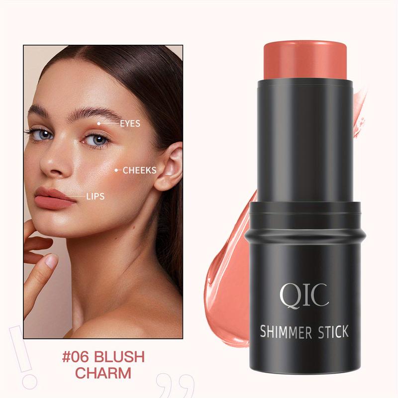 QIC Blush Highlight Grooming Pen Multifunctional Makeup Stick Silhouette Highlight Stick Shadow Stick Blush Stick European and American Makeup