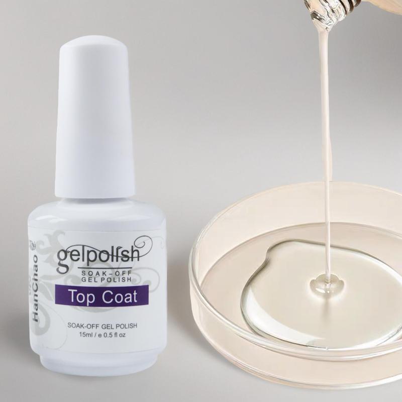 Gel Nail Polish Top Coat and Base Coat, Nail Art Base Coat & Top Coat, Glossy Nail Polish Glue, Clear Gel Polish Base and Top Coat Gel, Nail Art Base Gel, Nail Care Oil Nail Glue, Nail Supplies, Manicure Accessories, Christmas Gift