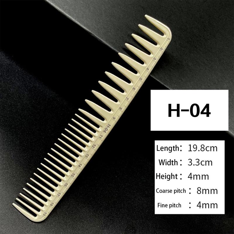 Hair Comb Set, 6 Counts set Mixed Comb Set with Precise Scale, Durable Styling Tool for Home and Professional Salon