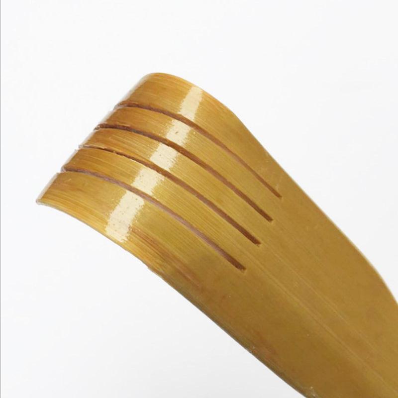 Bamboo Double Ball Rolling Massage Stick, Scratching Tool, Scratching Rake for Neck & Back