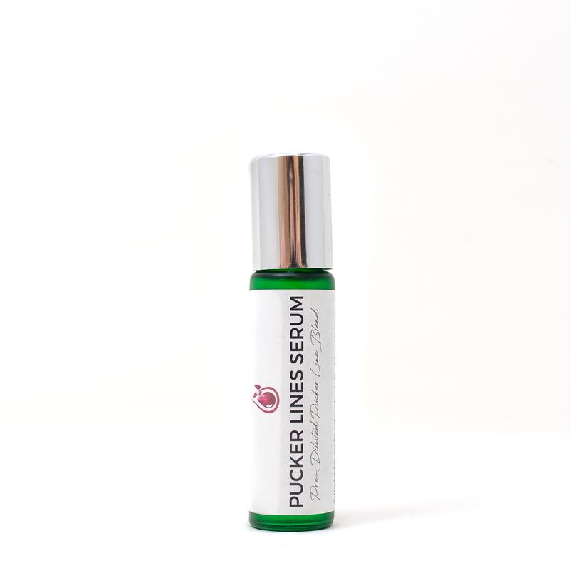 Pucker Lines Serum | 10ml Roller Bottle | All Natural | Pure | Smoothing | Moisturizing | Skincare Nourishing