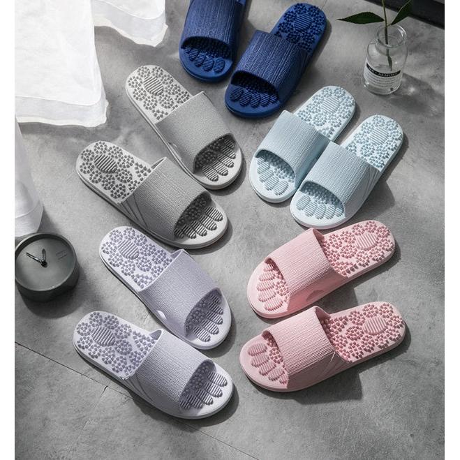 Reflexology Foot Massage Slippers Bath Slippers Tension Relief Acupuncture Feet Massager Household Slipper Foot Health Care