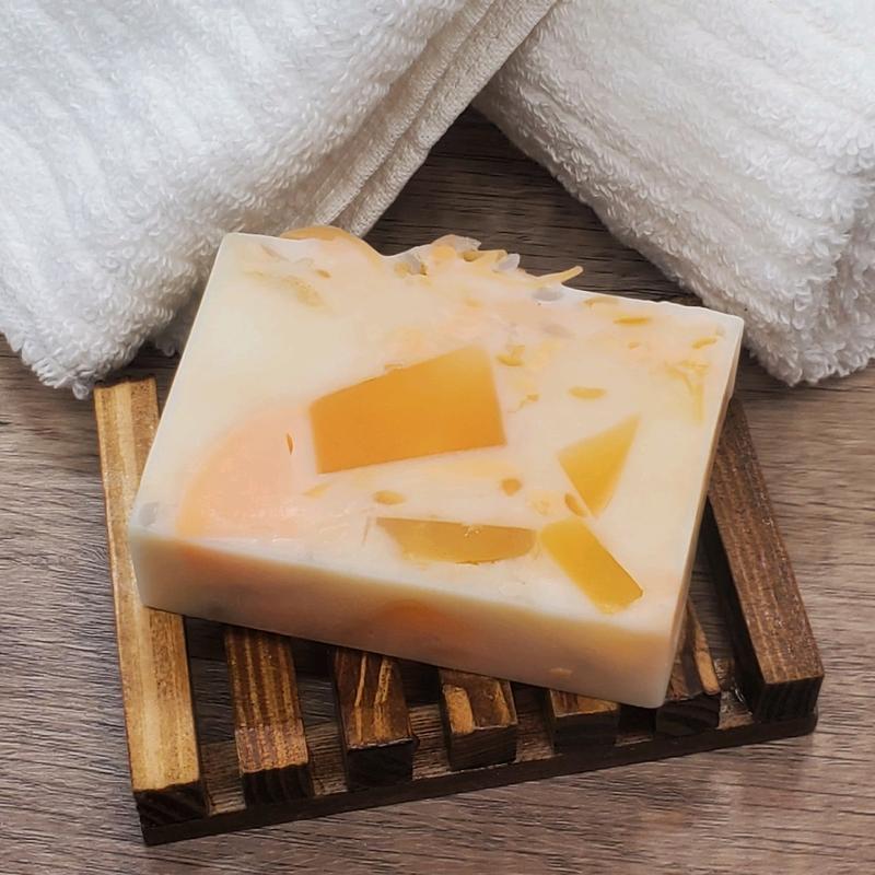 Serenity Artisan Soap - Energizing Citrus with Orange Flower Petals