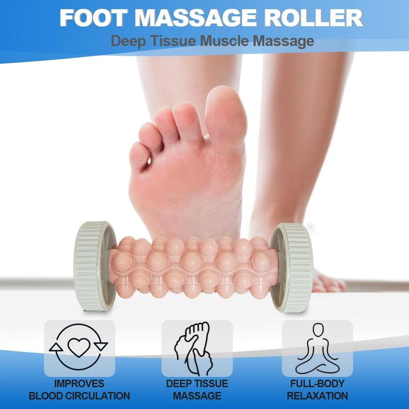 Foot Massage Roller for Plantar Fasciitis , Portable Foot  for Foot Arch, Heel ,  and , Foot  Roller Trigger Point Reflexology Tool