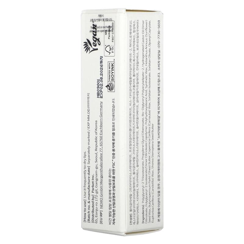 Mixsoon Vegan Melting Lip Balm, 01 Clear, 0.14 oz (4.1 g)