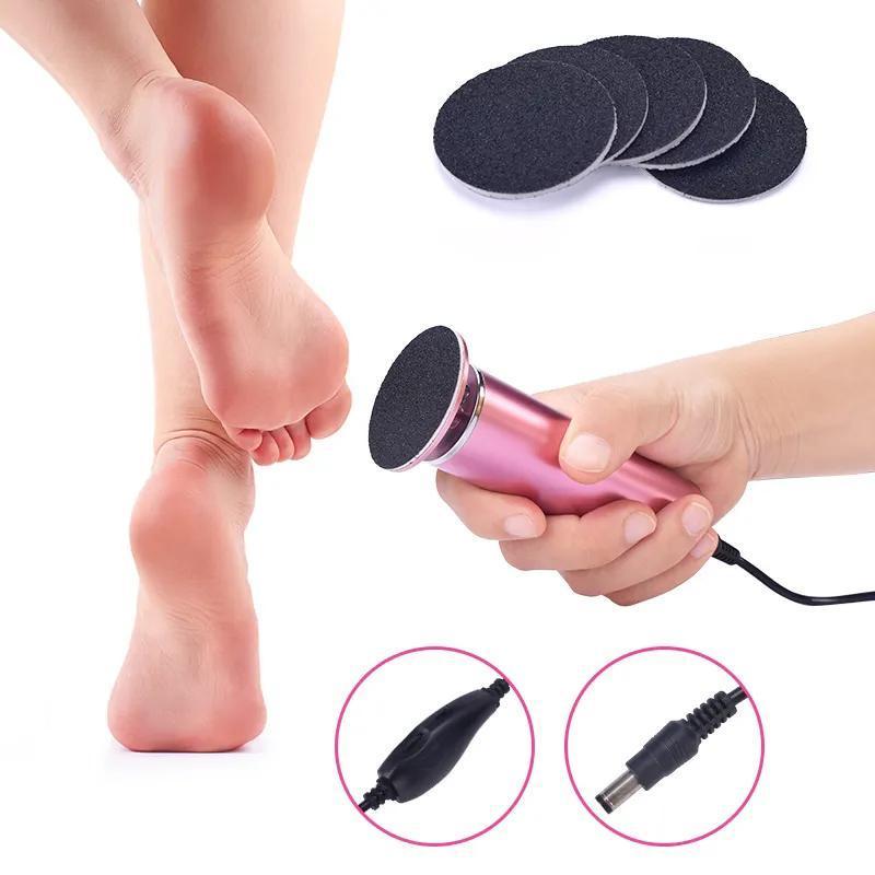 GGV Electric Foot File,Adjustable Rotatable Electronic Foot Dead Skin Remover. Callus Remover Tool for Home& Nail Salon, Pedicure Care electric callus Tool