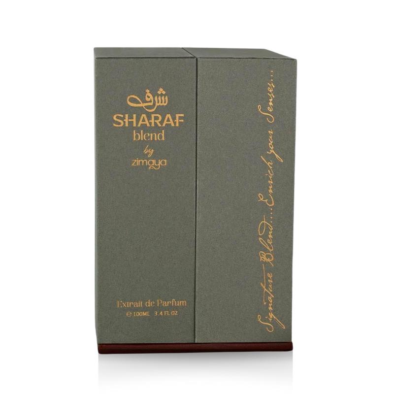 SHARAF BLEND Extrait De Parfum Spray 100ML (3.4OZ) by ZIMAYA | Long Lasting, Signature Blend - Enrich Your Senses.