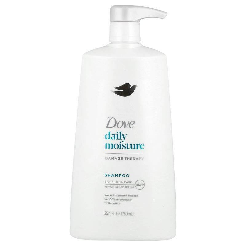 Dove Daily Moisture, Damage Therapy Shampoo, 25.4 fl oz (750 ml)