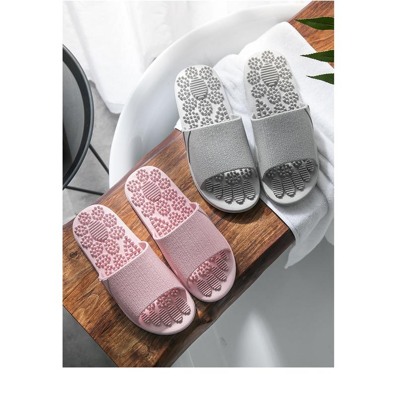 Reflexology Foot Massage Slippers Bath Slippers Tension Relief Acupuncture Feet Massager Household Slipper Foot Health Care