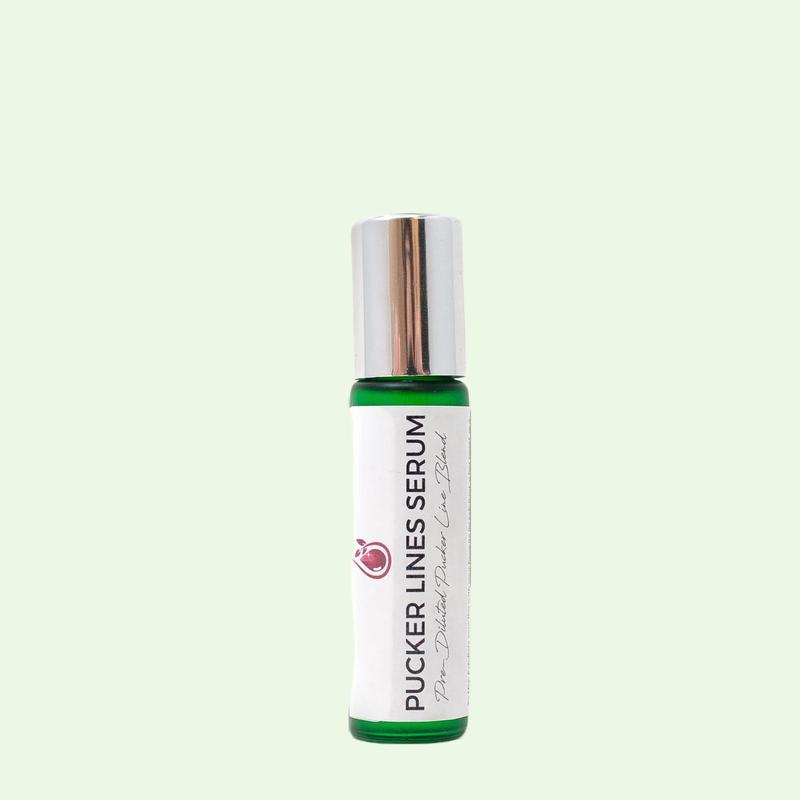 Pucker Lines Serum | 10ml Roller Bottle | All Natural | Pure | Smoothing | Moisturizing | Skincare Nourishing