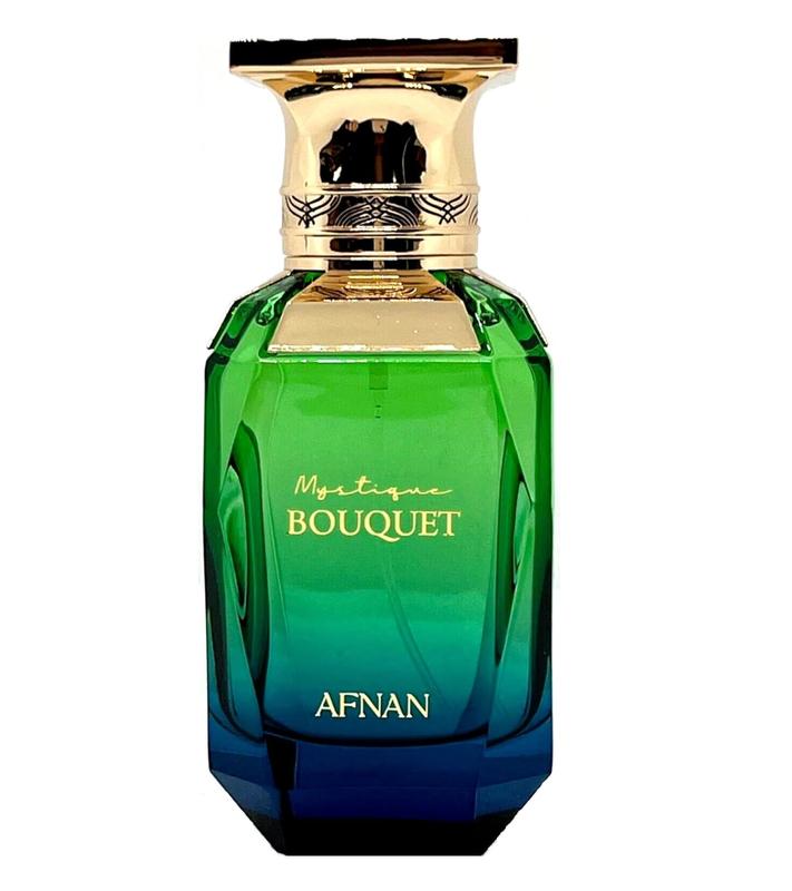 Afnan Mystique Bouquet Eau de Parfum Spray for Women, 2.7 oz - Blend of Woody, Saffron and Bergamot Notes, and Earthy Base