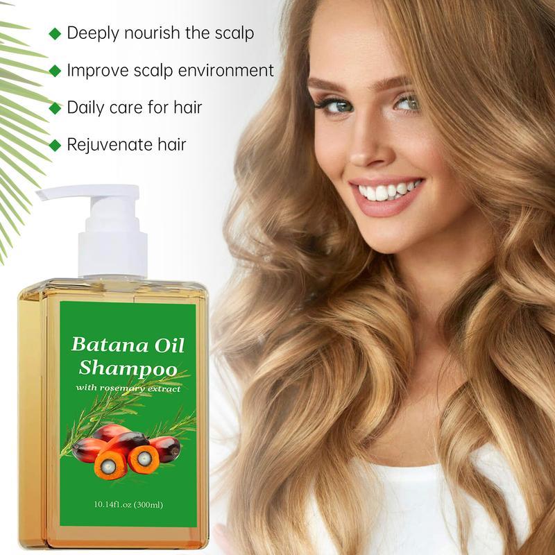 Batana Oil Shampoo, natural treatment toreduce hair loss and promote hair growth(10.14 0z 300 g),A favorite Christmas gift for boys and girls